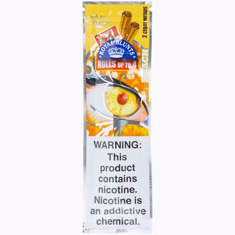 Peach Royal Blunts - 2 Wraps